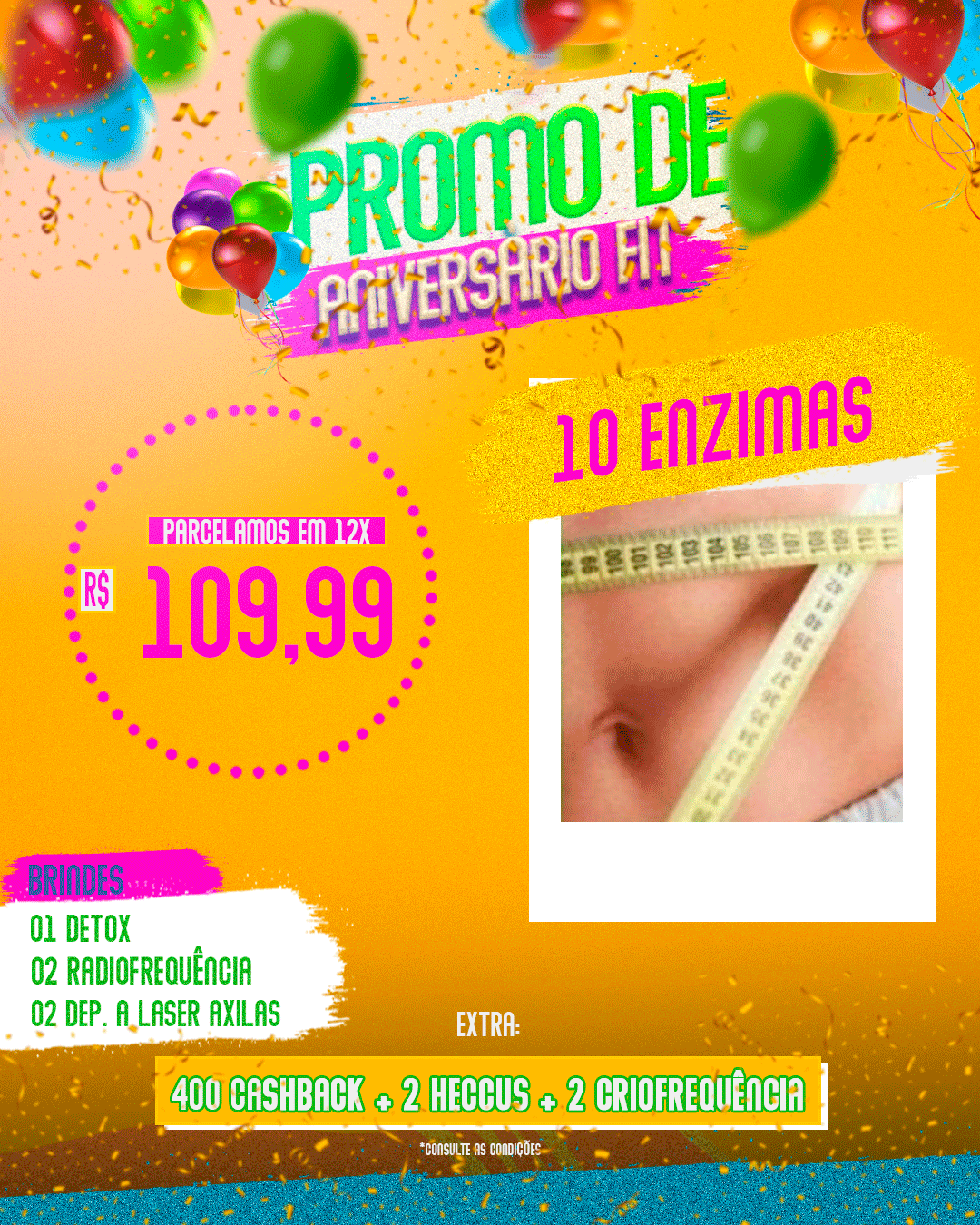 10 SESSÕES DE ENZIMAS