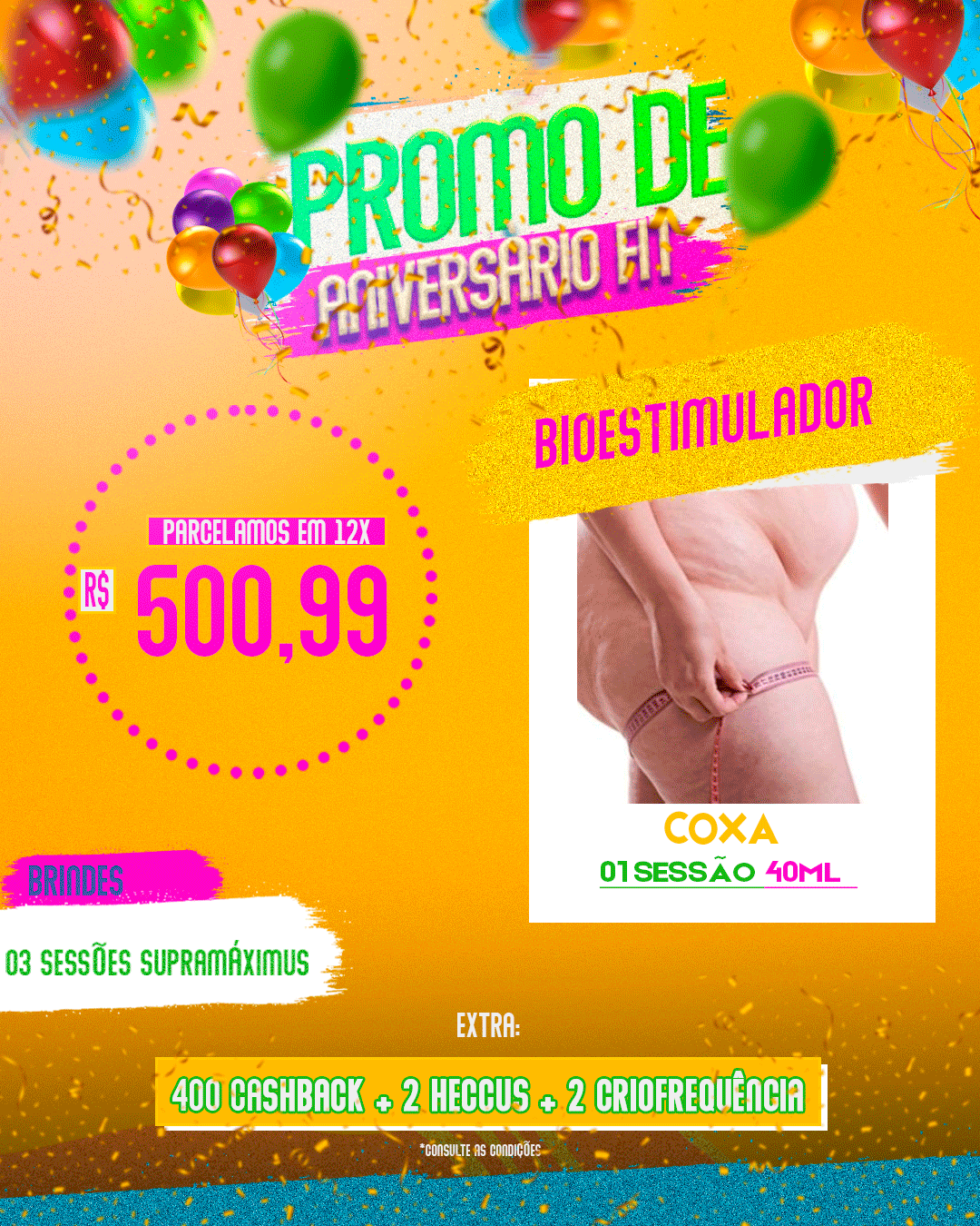 BIOESTIMULADOR COXA 01 SESSÃO 40ml