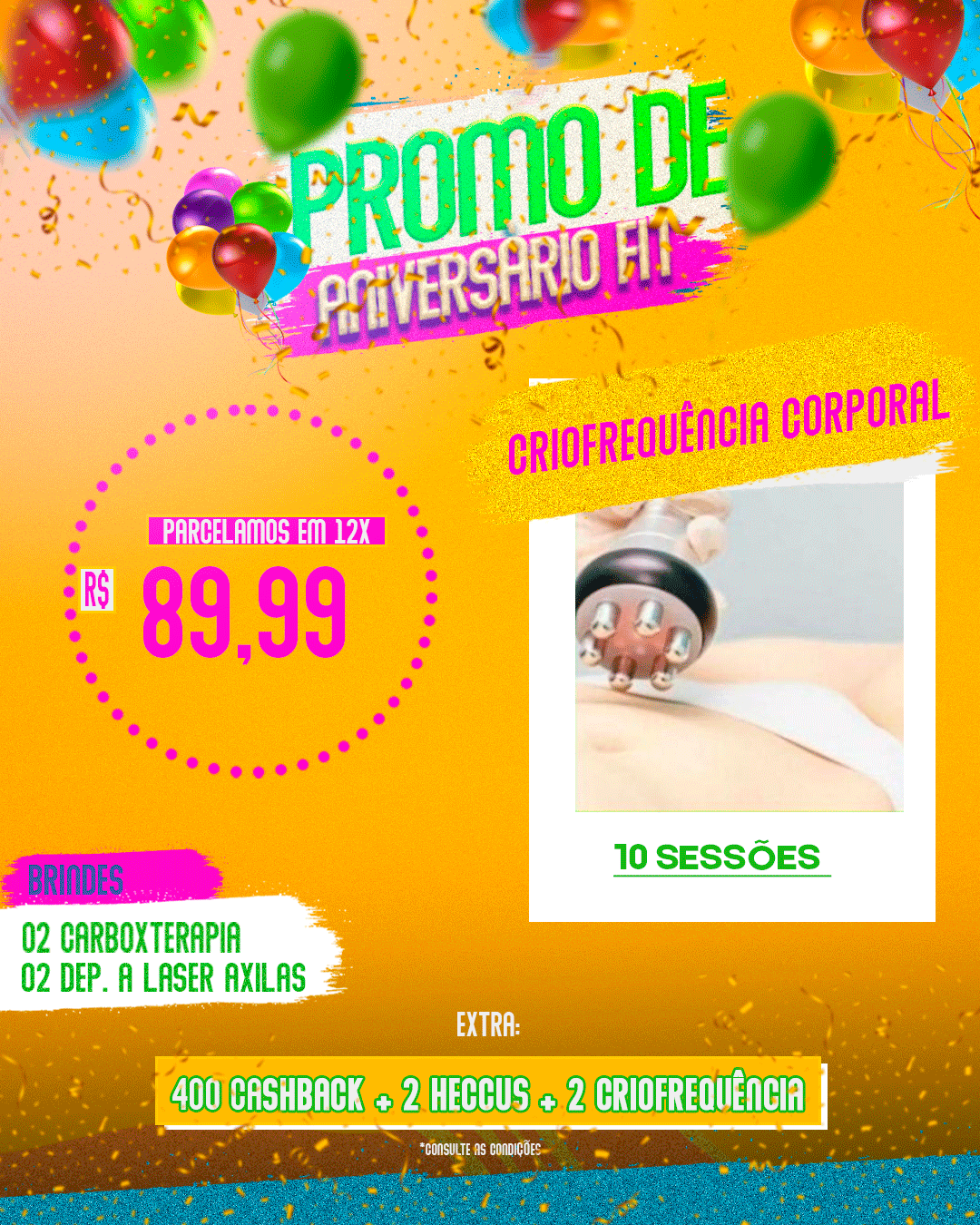 CRIOFREQUÊNCIA CORPORAL 10 SESSÕES