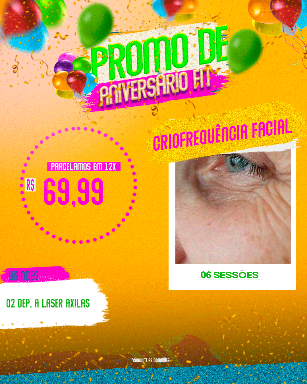CRIOFREQUÊNCIA FACIAL 06 SESSÕES