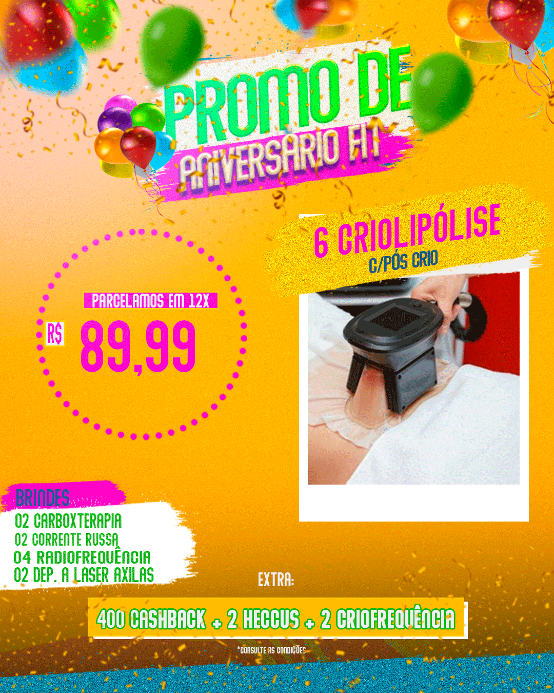 CRIOLIPÓLISE 6 REGIÕES COM PÓS CRIO