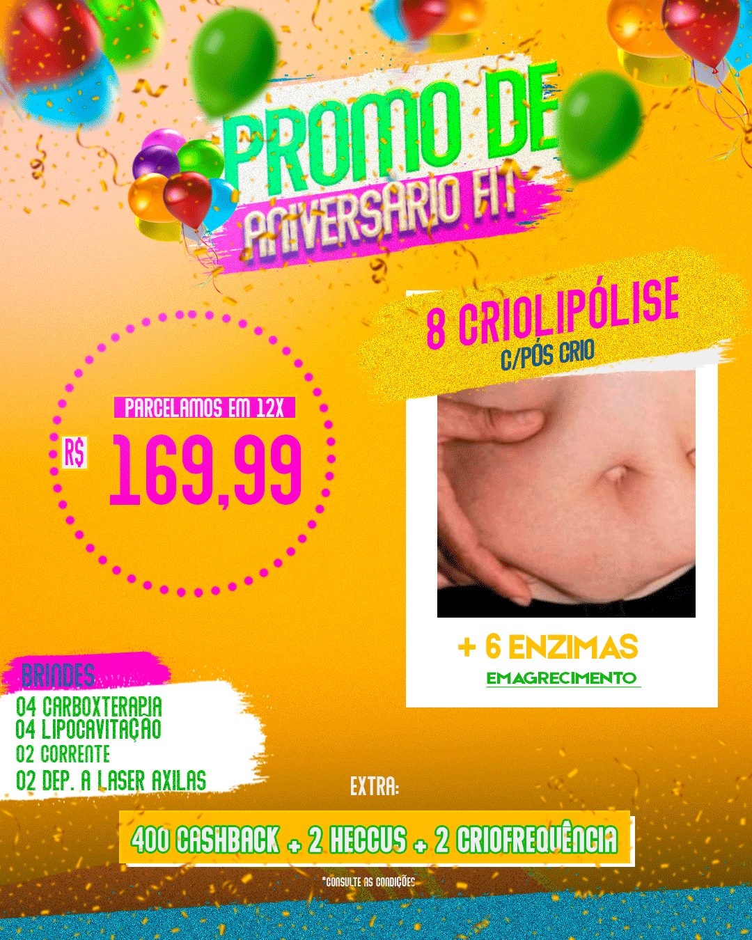 CRIOLIPÓLISE 8 REGIÕES C/ PÓS + 6 ENZIMAS