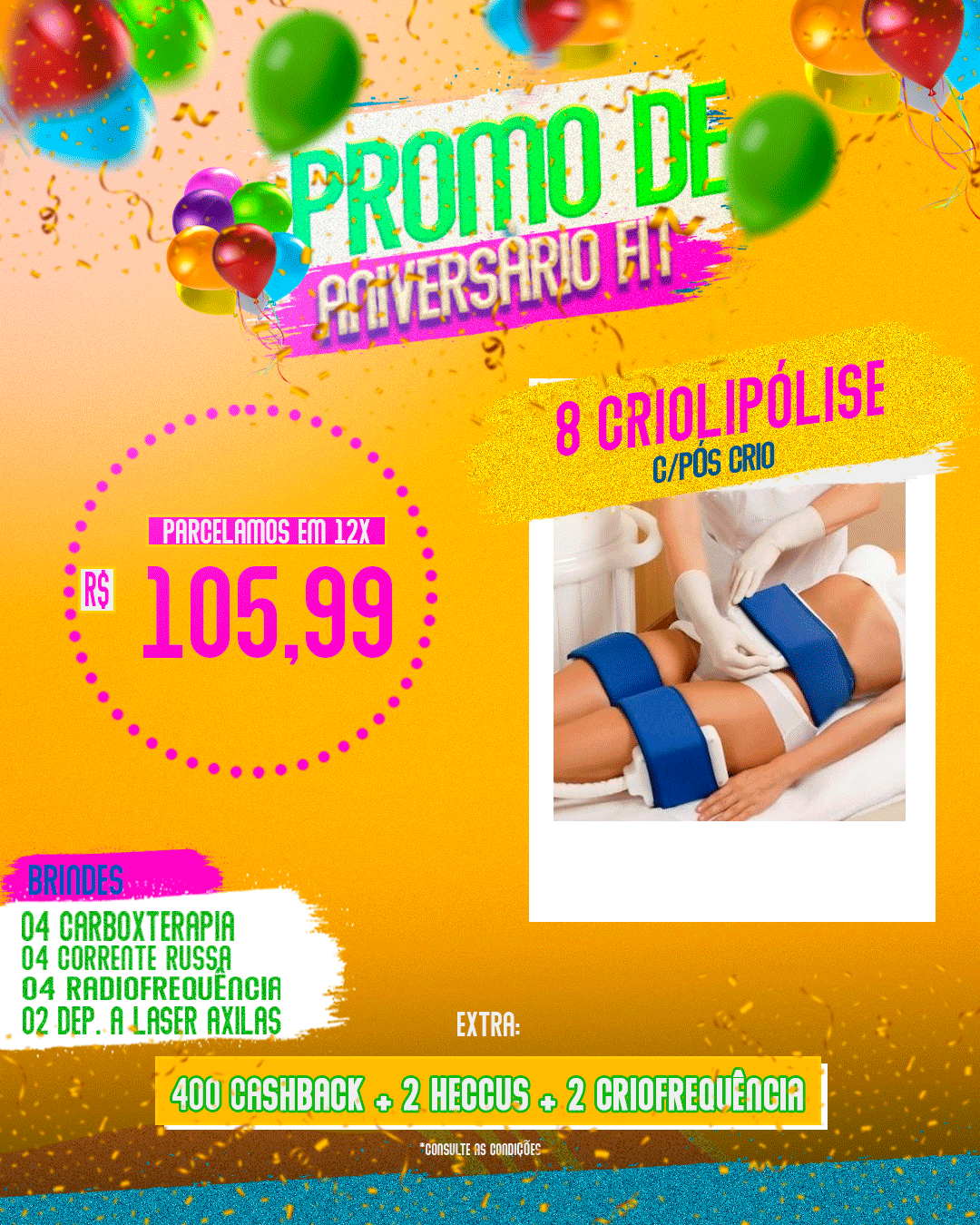 CRIOLIPÓLISE 8 REGIÕES COM PÓS CRIO