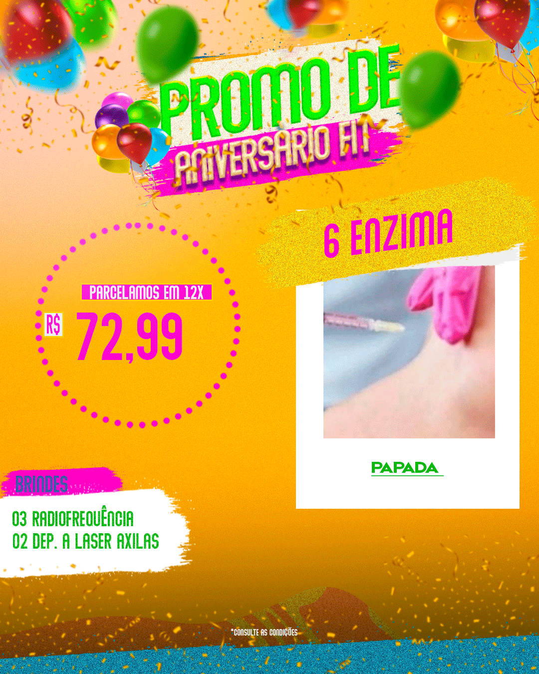 ENZIMAS DE PAPADA 06 SESSÕES