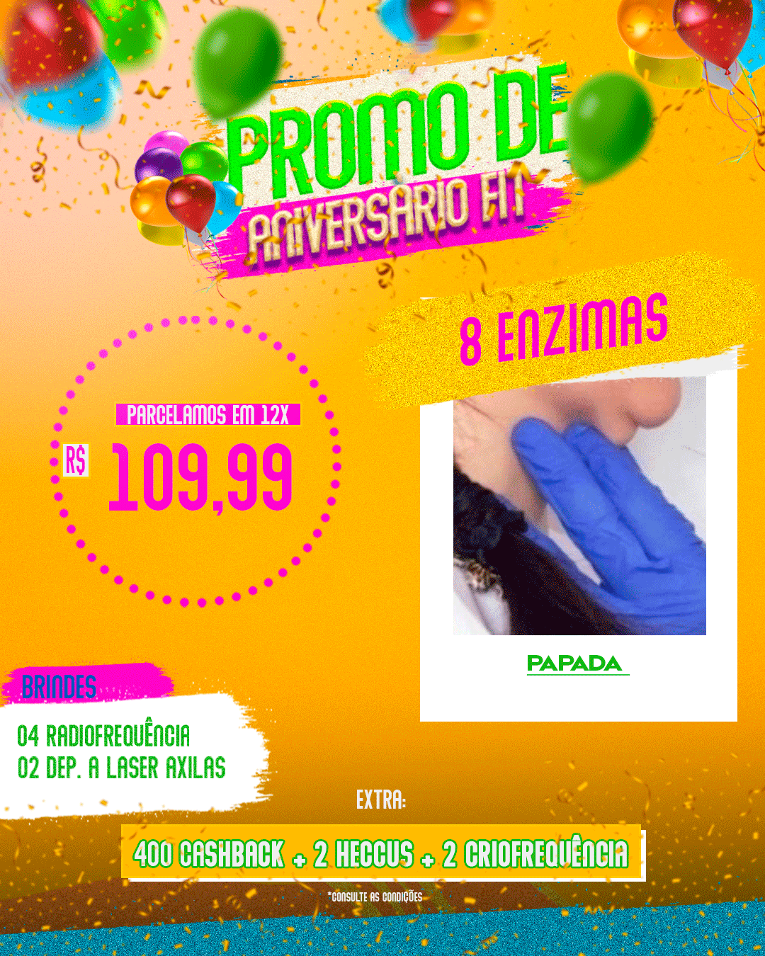 ENZIMAS DE PAPADA 08 SESSÕES