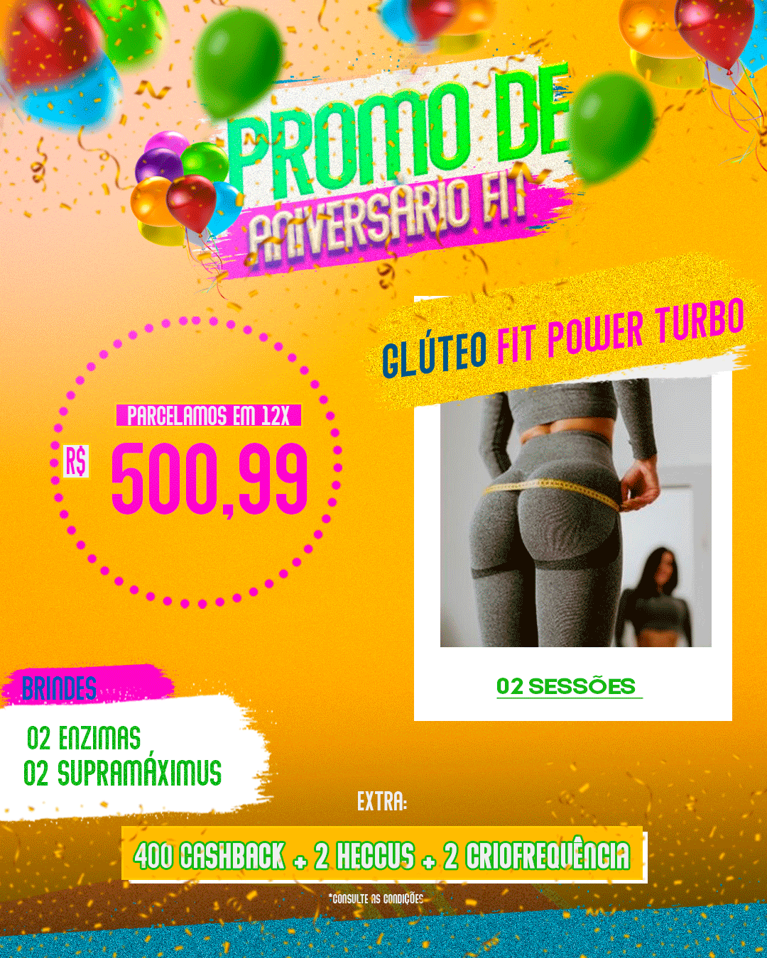 GLÚTEO FIT POWER TURBO 2 SESSÕES