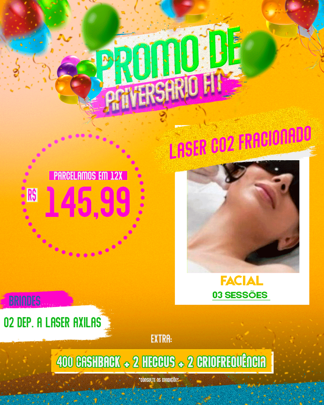 LASER CO2 FRACIONADO 03 SESSÕES (FACIAL)