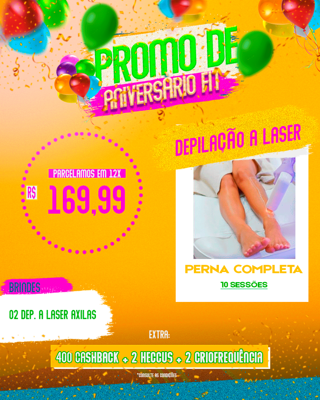 PERNAS ( COMPLETA ) 10 SESSÕES DEPILAÇÃO A LASER