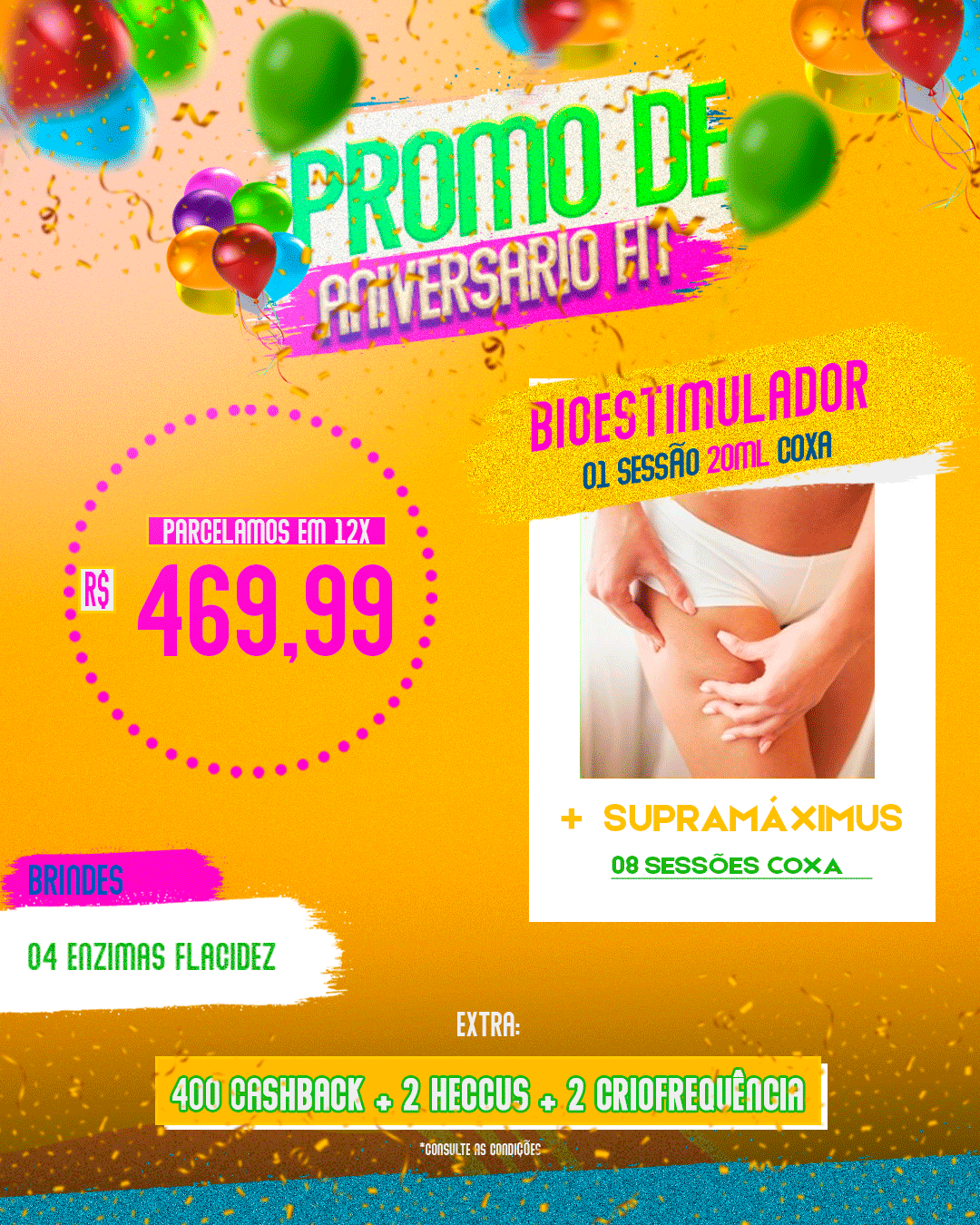 SUPRAMÁXIMUS 08 SESSÕES COXA + BIOESTIMULADOR COXA 01 SESSÃO 20ML