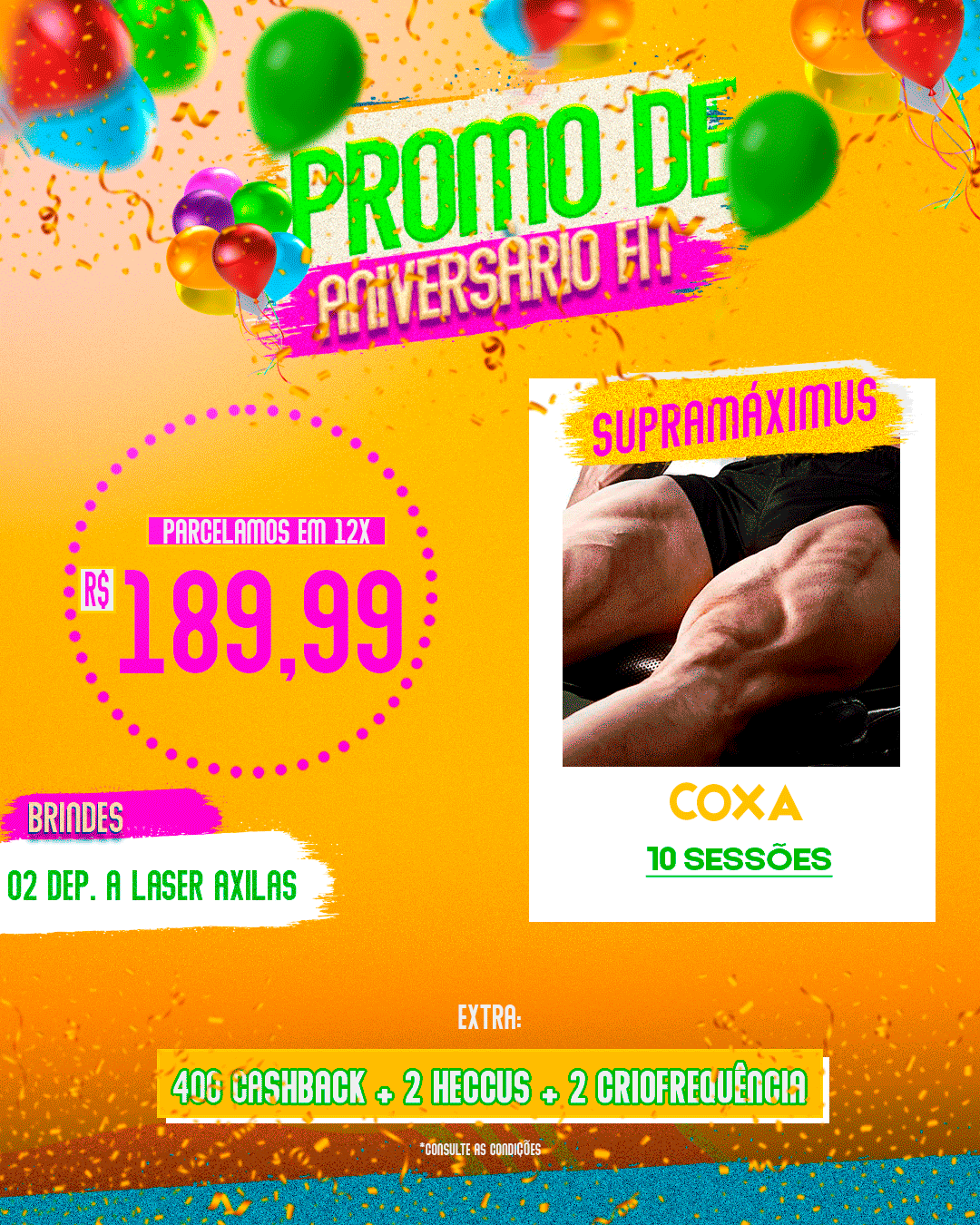 SUPRAMÁXIMUS COXA 10 SESSÕES