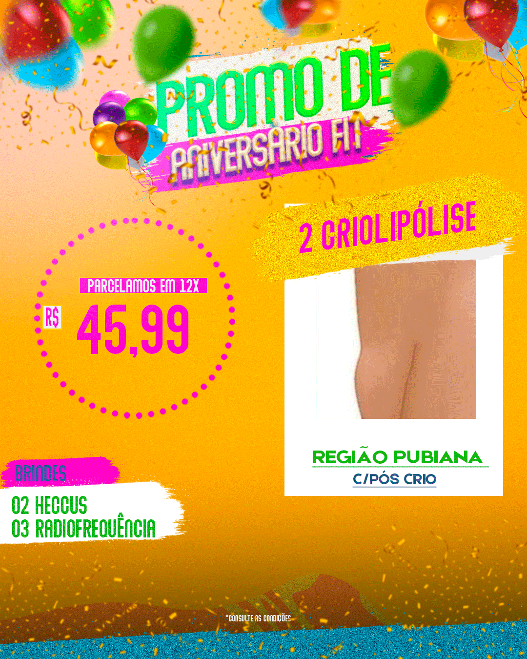 TRATAMENTO REGIÃO PUBIANA